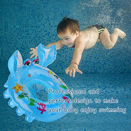 EKKONG Flotador Bebé, Flotador Inflable para Bebé, Anillo de Natación para Bebés, Piscina Hinchables Niños con Asiento 6 a 48 Meses