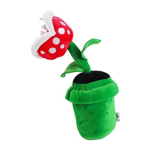 Emeili Super Mario Bros Peluche, Piranha Plant Super Mario Peluche, Juguete de Peluche Piranha Plant, Bros Peluche Peluche Animal Suave Muñeca Figura 26CM