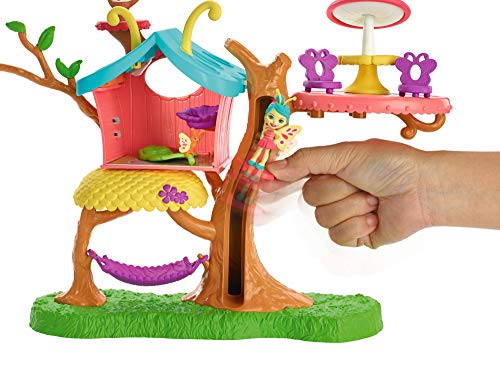 Enchantimals - Casita del árbol Baxi Butterfly, casa de muñecas (Mattel GBX08)