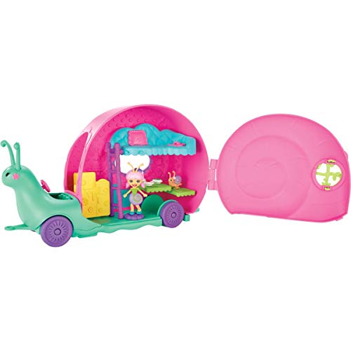 Enchantimals GCT42 Slow-Mo Camper Vehicle Playset With Saxon Snail Doll
