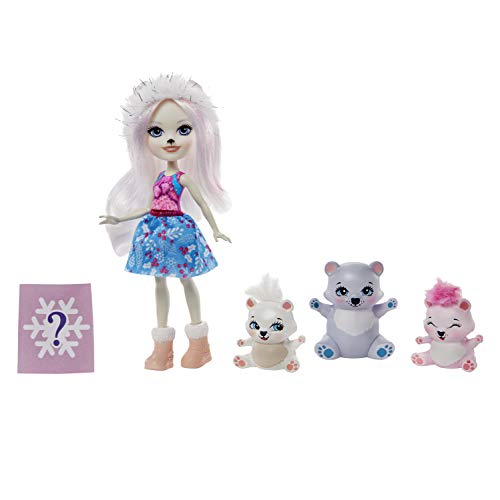 Enchantimals PRISTINA POLAR BEAR MUÑECA Y FAMILIA (Mattel GJX47)