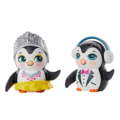 Enchantimals ¡Vamos a Patinar sobre Hielo! Muñeca Petterson Pinguïno y accesorios (Mattel GJX49)