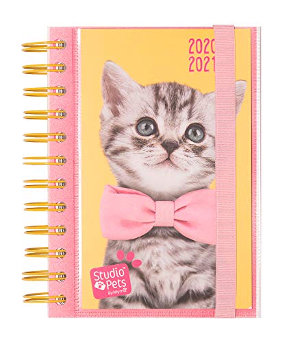ERIK - Agenda escolar 2020/2021 día página S Studio Pets Cats, 11 meses (11,4x16 cm)