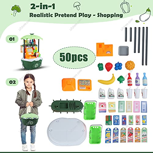 Erlsig Caja Registradora Para Niños, Tiendas De Juguete Y Accesorios, Juegos De Imitación, Educación Preescolar Interactiva Para Niños Y Niñas