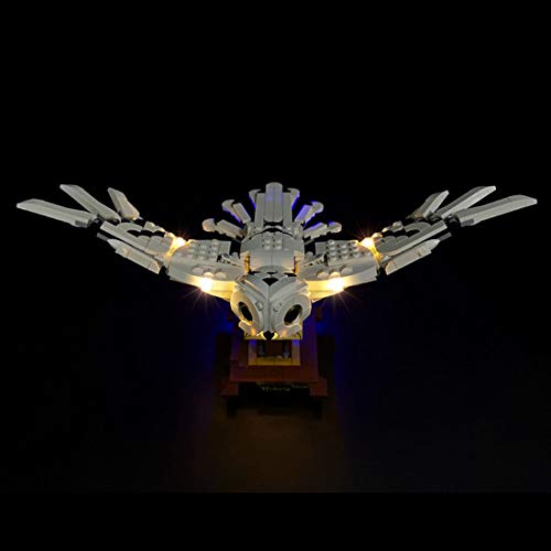 FADF Juego de luces LED para Lego Harry Potter Hedwig, kit de luces compatible con Lego 75979 (modelo Lego no incluido)