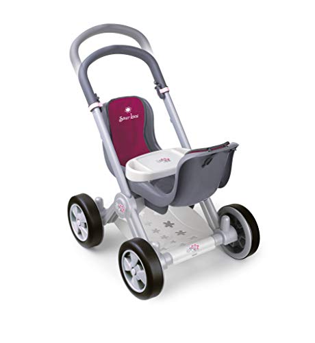Famosa- Carrito de Paseo para muñecos Bebés Gemelos, Color Rojo (800008883)