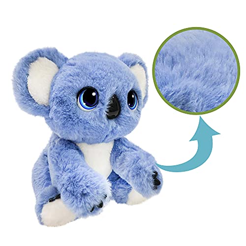 Famosa- My Fuzzy Friends, Peluche de Koala Interactivo con más de 50 reacciones, de 26 cm, abraza, se mueve, tiene luz y sonido, a partir de 4 años, desarrollo afectivo y emocional, (700016893)