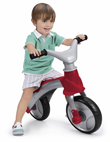 FEBER- Baby Trike Easy Evolution, Triciclo, Color Rojo, 24.9 x 14.0 x 11.9 (Famosa 800009473)