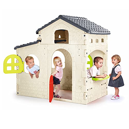 FEBER - Candy House, Casita infantil para el jardín (Famosa 800012221)