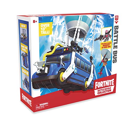 Figuras de acción Famosa- Fortnite Battle Bus + Figura (Giochi Preziosi FRT35000)