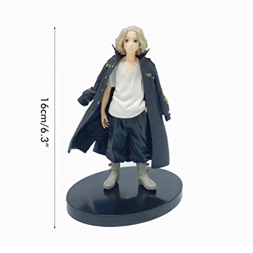 Figuras Tokyo Revengers, Figuras Anime Manjiro Sano Figura Figuras Accion Estatuas Anime Figura Coleccion Juguetes Regalos para Fanáticos del Anime