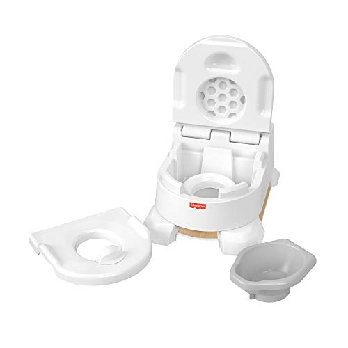 Fisher-Price Orinal aprende a ir al baño, para bebés y niños (Mattel HBX68), Embalaje sostenible