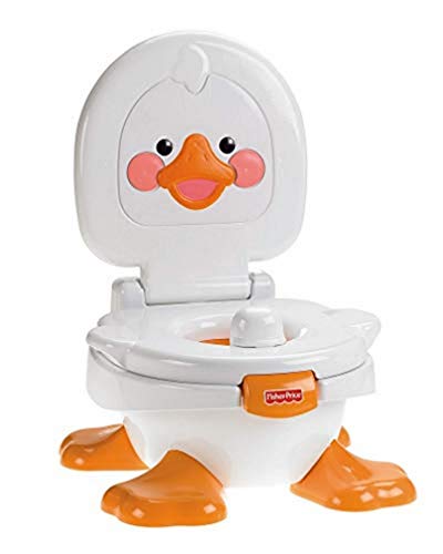 Fisher-Price Orinal Cuá Cuá 3 en 1, orinal para bebé +9 meses (Mattel T6211)
