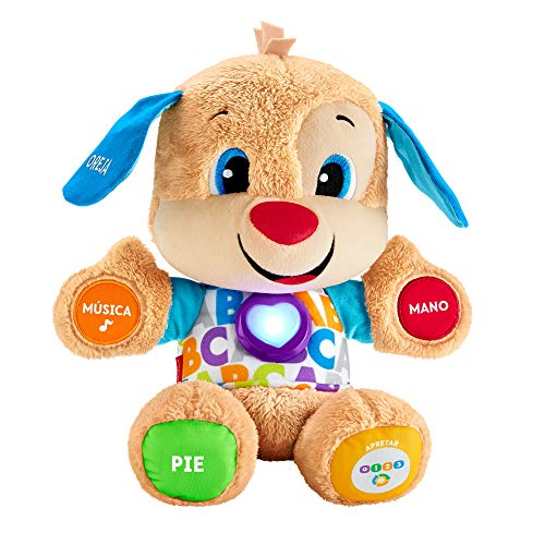 Fisher-Price Perrito primeros descubrimientos, juguete bebé +6 meses (Mattel FPM53)