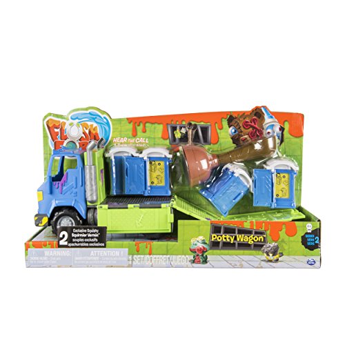 Flush Force Vagón para Orinal de la Serie 2, con Figuras coleccionables para niños de 4 años en adelante (los Colores y Estilos Pueden Variar)