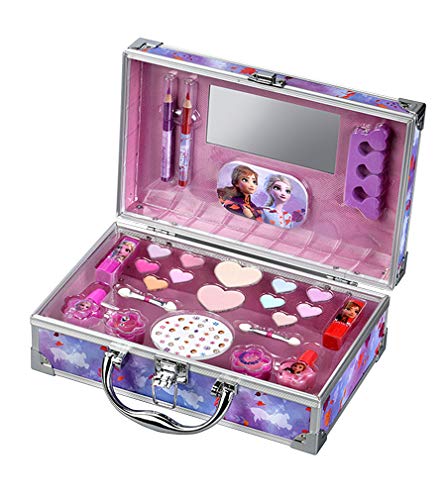 Frozen II Maletin Aluminio Maquillaje Infantil 26 Elementos 790 g