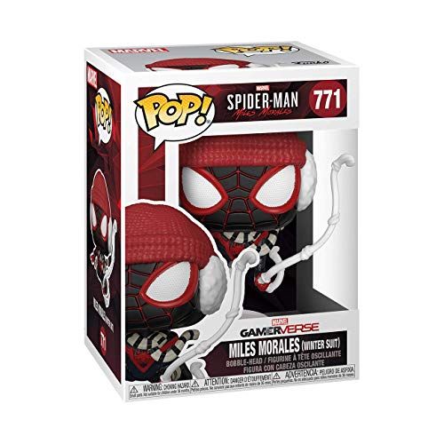 Funko 54692 POP Games: Spider-Man: Miles Morales- Miles (Winter Suit)