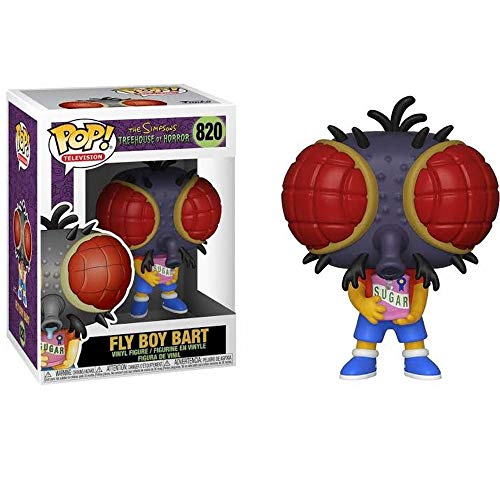 Funko - Pop! Animation: Simpsons - Bart Fly Figura De Vinil, Multicolor (39719)