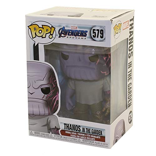Funko- Pop Marvel: Endgame-Casual Thanos w/Gauntlet Avengers Collectible Toy, Multicolor (45141)