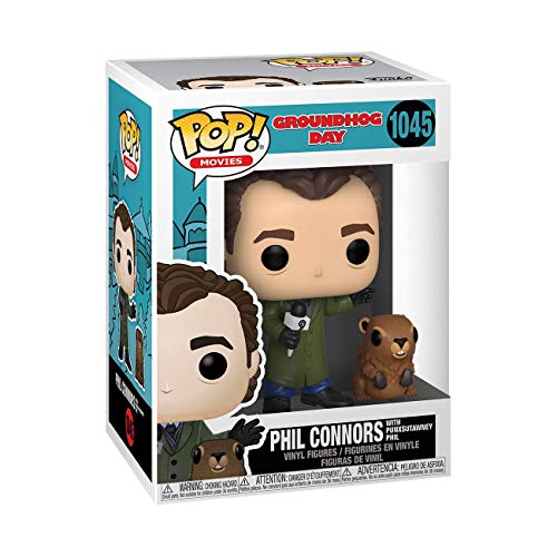 Funko- Pop y Buddy Groundhog Day Phil con PunxsutawneyPhil Juguete Coleccionable, Multicolor (47240)