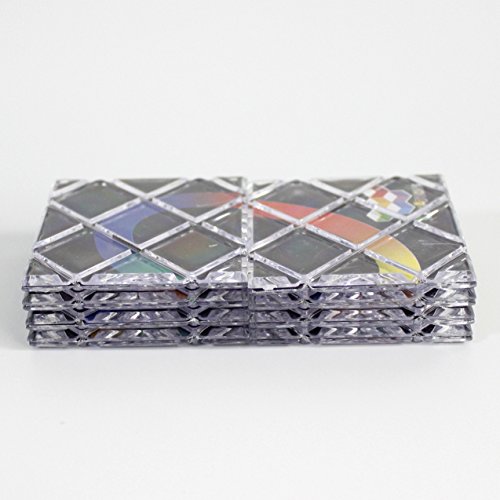 FunnyGoo LingAo 8 Paneles 3 Anillos Magic Puzzle Plegable Cube Twisty Black