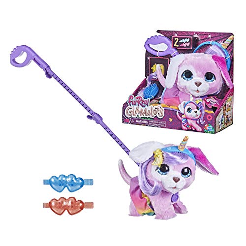 furReal Glamalots - Mascota de Juguete interactiva - 7 Accesorios - para niños y niñas de 4 años en adelante