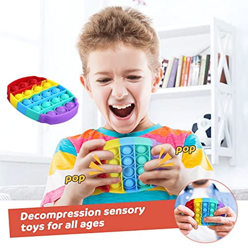 Gemeer 35 Piezas Fidget Toys, Fidget Toys Pack con Simple Dimple para Autismo, Antiestres, Juguetes para Aliviar la Ansiedad, Regalo Anti-ansiedad para Adultos y Personas con Autismo y TDAH