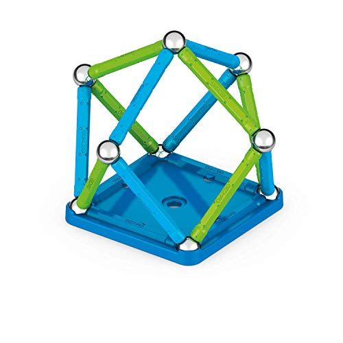 Geomag Color, Juego de Bloques de Construcción Magnéticos para Niños, Juguete Magnético, Colección Verde de Plástico 100% Reciclado, 25 piezas (275)