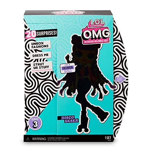Giochi Preziosi- Series 3: Roller Chic Muñeca de Moda con 20 Sorpresas, Multicolor (LLUE0110)