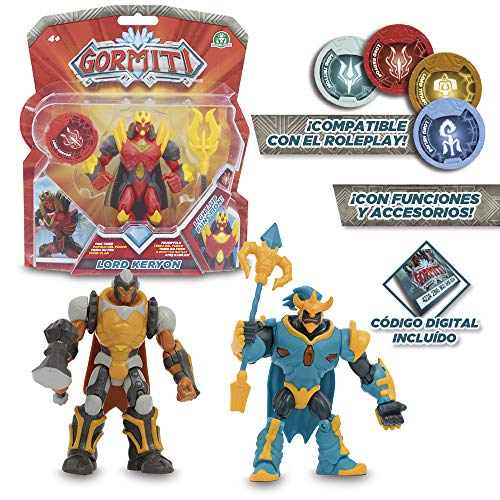 Gormiti - Figuras Articuladas de Los Señores 12 cm con Función, surtido: modelos/colores aleatorios (Giochi Preziosi GRM02000), 1 unidad