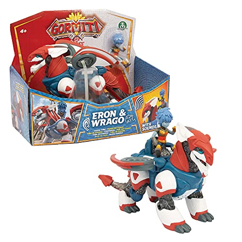 Gormiti - Personajes Hyperbeast Deluxe, Eron E Alfa Wrago, Surtido 4, con Sonidos y función de attacco, a Partir de los 4 años, Giochi Preziosi , GRA40200