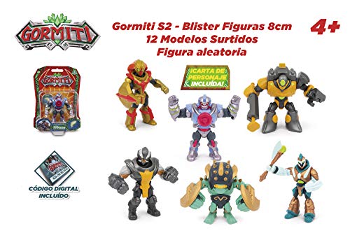 Gormiti S2-Blister Figura de 8 cm, con 12 Modelos Surtidos-1 unidad