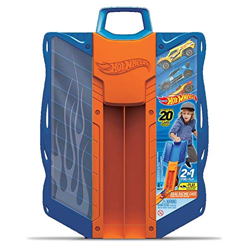 Grandi Giochi- Hot Wheels Car Case Multidrag Race para 20 Cars – Grandes Juegos (8005124006831)