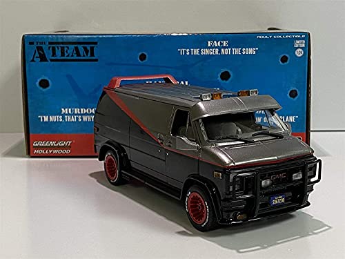 Greenlight The A team 84072, Furgoneta 1983 GMC Vandura, escala 1:24, Colores aleatorias