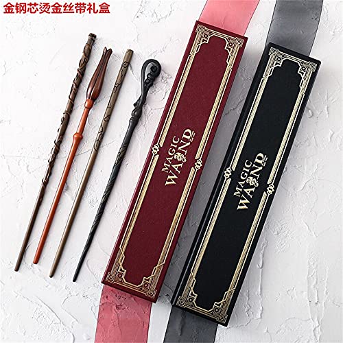 Harry Potter Wizard Magic Wand Set Wizard School Magic Wands Stick Creative Cosplay Mago World Collectables Unisex Party Toys and Gifts, Death Eaters