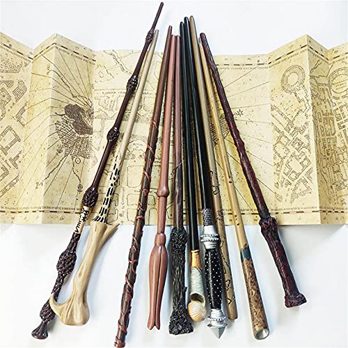 Harry Potter Wizard Magic Wand Set Wizard School Magic Wands Stick Creative Cosplay Mago World Collectables Unisex Party Toys and Gifts, Death Eaters