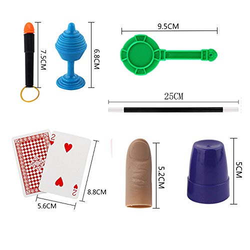 Harxin Juego de Magia,Magic Show,Trucos Magia Set Infantil Magos Caja Creativo Aprendizaje para Niños (Juegos de Magia)