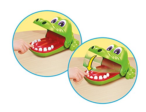 Hasbro - Cocodrilo sacamuelas, Juego de Habilidad (B04081750) (versión en alemán)
