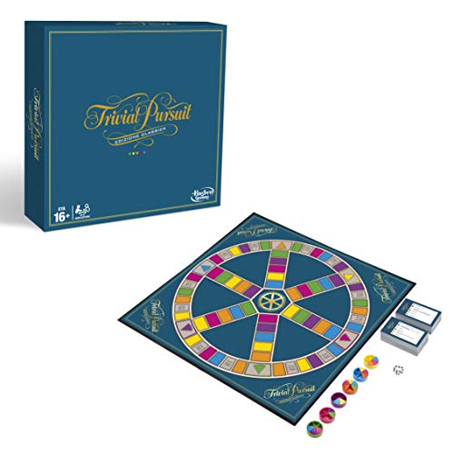 Hasbro Gaming – Trivial Pursuit (juego en caja), 16 años +, 2 – 4 jugadores, C1940103- Idioma italiano