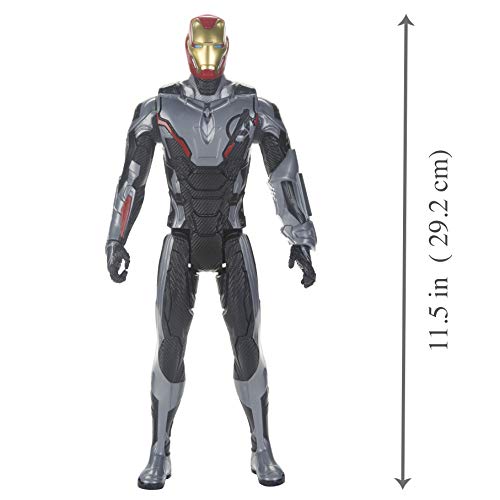 Hasbro Marvel Avengers - Endgame Iron Man Titan Hero con Power FX Incluido, Multicolor, 30 cm, E3298103