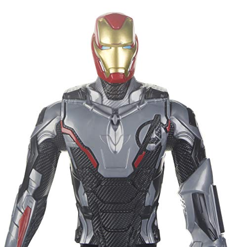 Hasbro Marvel Avengers - Endgame Iron Man Titan Hero con Power FX Incluido, Multicolor, 30 cm, E3298103
