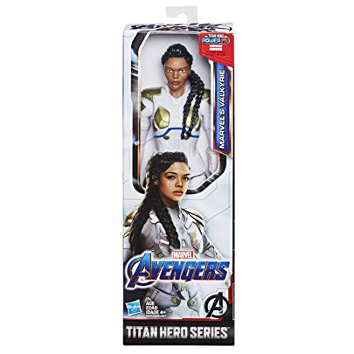 Hasbro Marvel Avengers - Endgame Valkyrie Titan Hero Compatible con Power FX, no Incluido, Figura de acción de 30 cm.