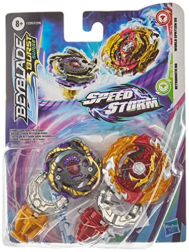 Hasbro Peonzas Beyblade Burst Surge Speedstorm World Spryzen S6 y Betromoth B6 (2 Unidades)