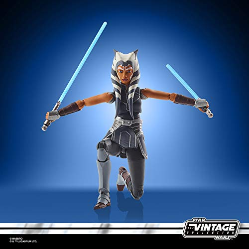 Hasbro Star Wars Juguete de Ahsoka Tano (Mandalore) The Vintage Collection, Figura de acción de 9,5 cm