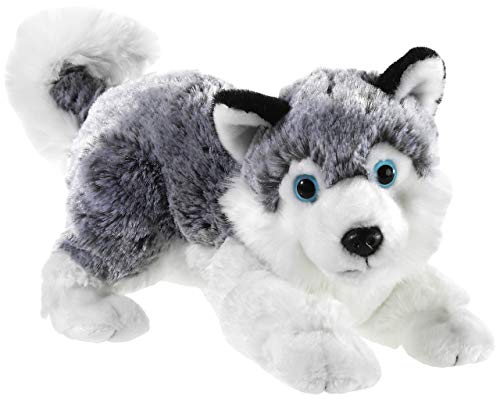 Heunec 277878 MISANIMO Husky tumbado, 28 cm, multicolor