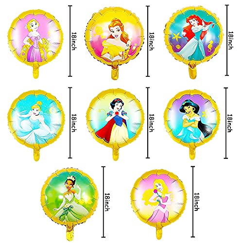 Hilloly 16Pcs Globos de cumpleaños,Globos de Aluminio, Decoraciones de cumpleaños para niñas, Globo de 18 Pulgadas, se Puede Usar para cumpleaños, Bodas, Baby Showers, Decoraciones navideñas