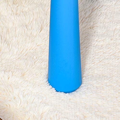 HOMCOM Mesa Infantil Rectangular de +2 Años con Pies y Bordes Redondos Mesita Infantil para Interiores y Exteriores Carga Máx. 30 kg 76,5x54,5x49,5 cm Azul