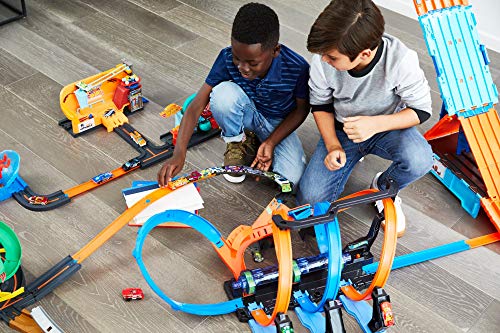 Hot Wheels Action Cars Korkenzieher Crash Trackset Pista para vehículos de Juguete De plástico Action Cars Korkenzieher Crash Trackset, plástico,, 5 año(s),