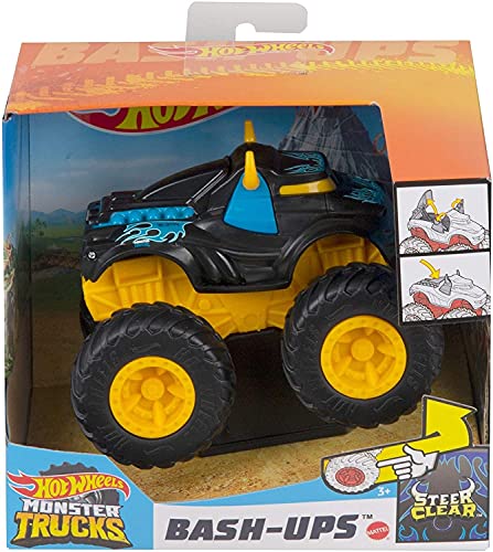 Hot Wheels Monster Truck coches de juguetes superchoques 1:43, modelos surtidos (Mattel GCF94)