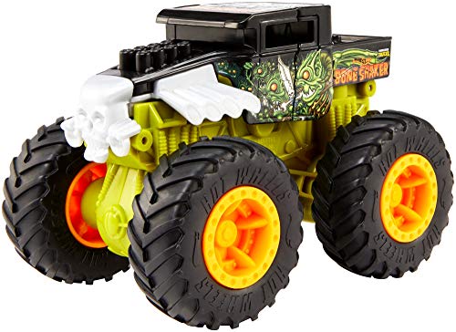 Hot Wheels Monster Truck coches de juguetes superchoques 1:43, modelos surtidos (Mattel GCF94)